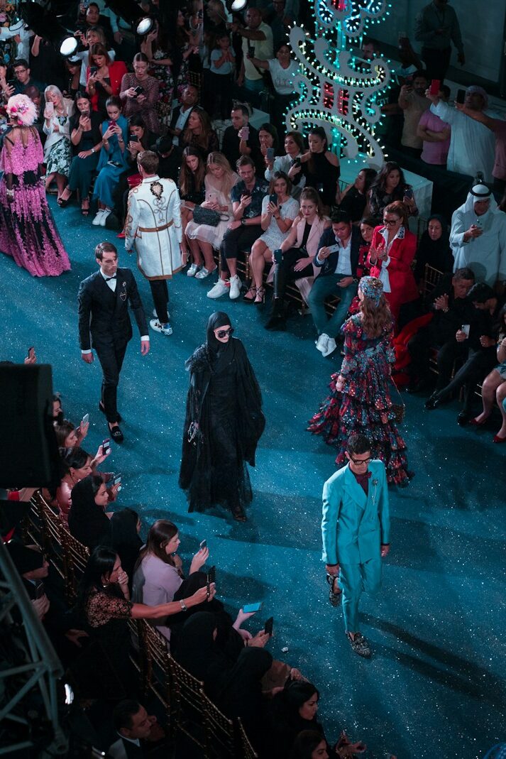 people fashion show on stage