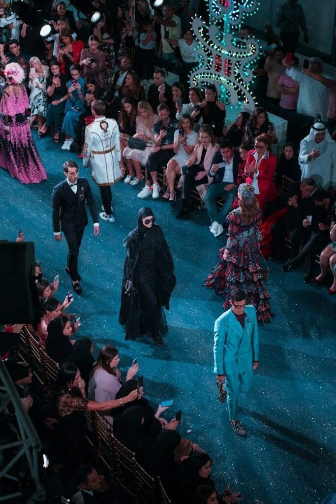 people fashion show on stage